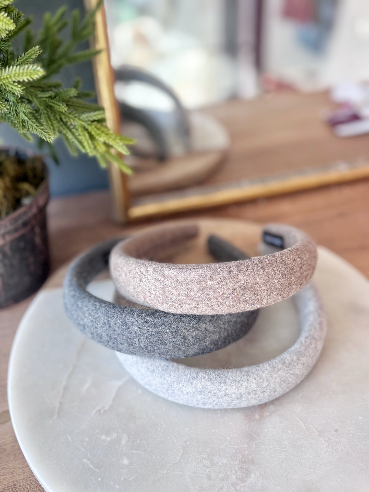 Felt Headband - Charcoal