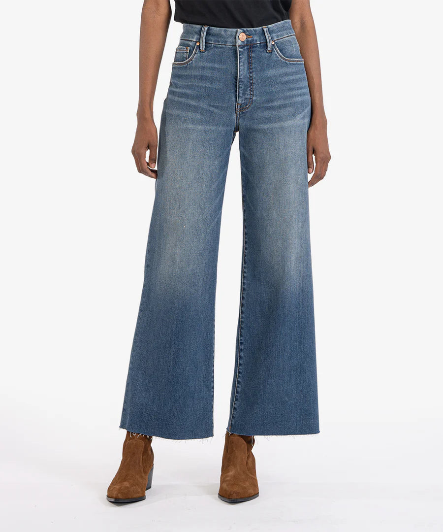 Meg High Rise Wide Leg - Milestone Wash