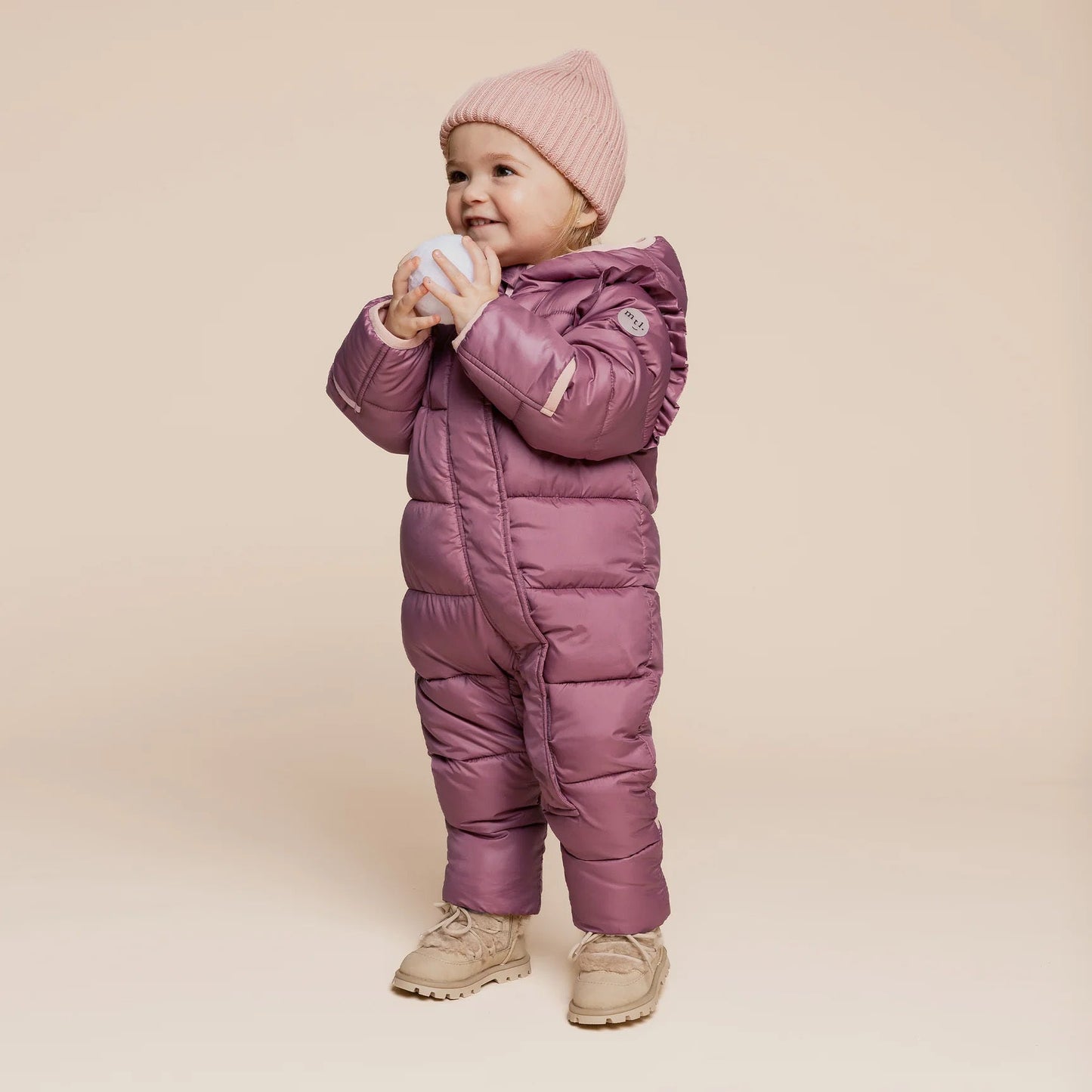 Hooded Winter Suit - Grape