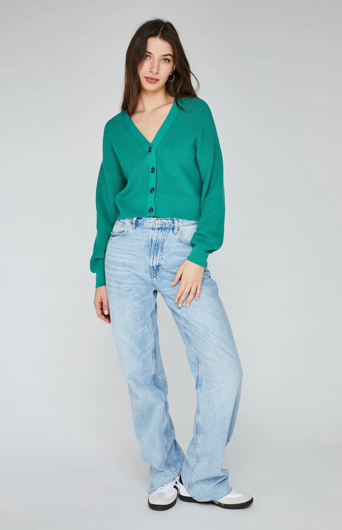 Orville Cardigan - Clover Green