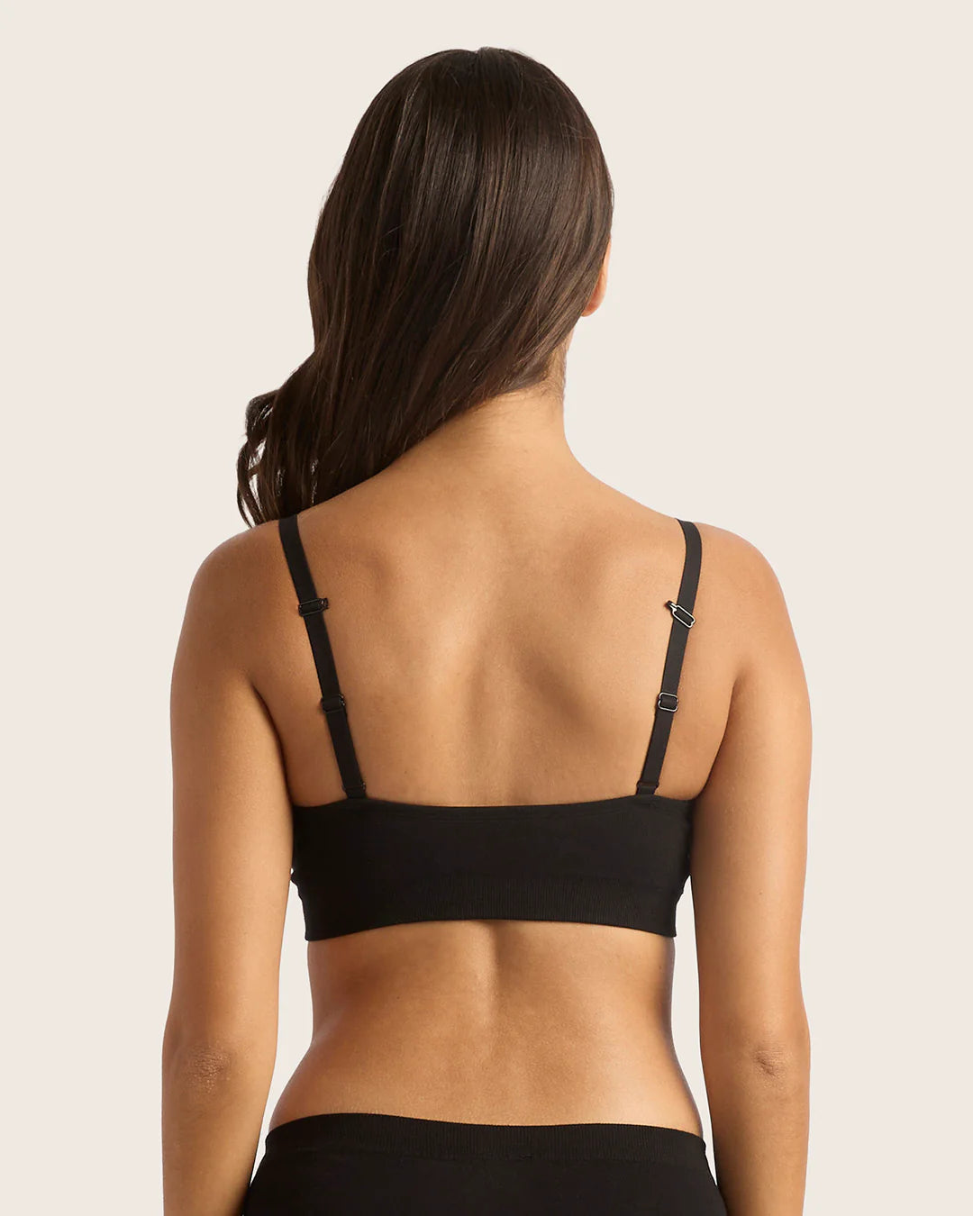 Wireless T-Shirt Bra - Black