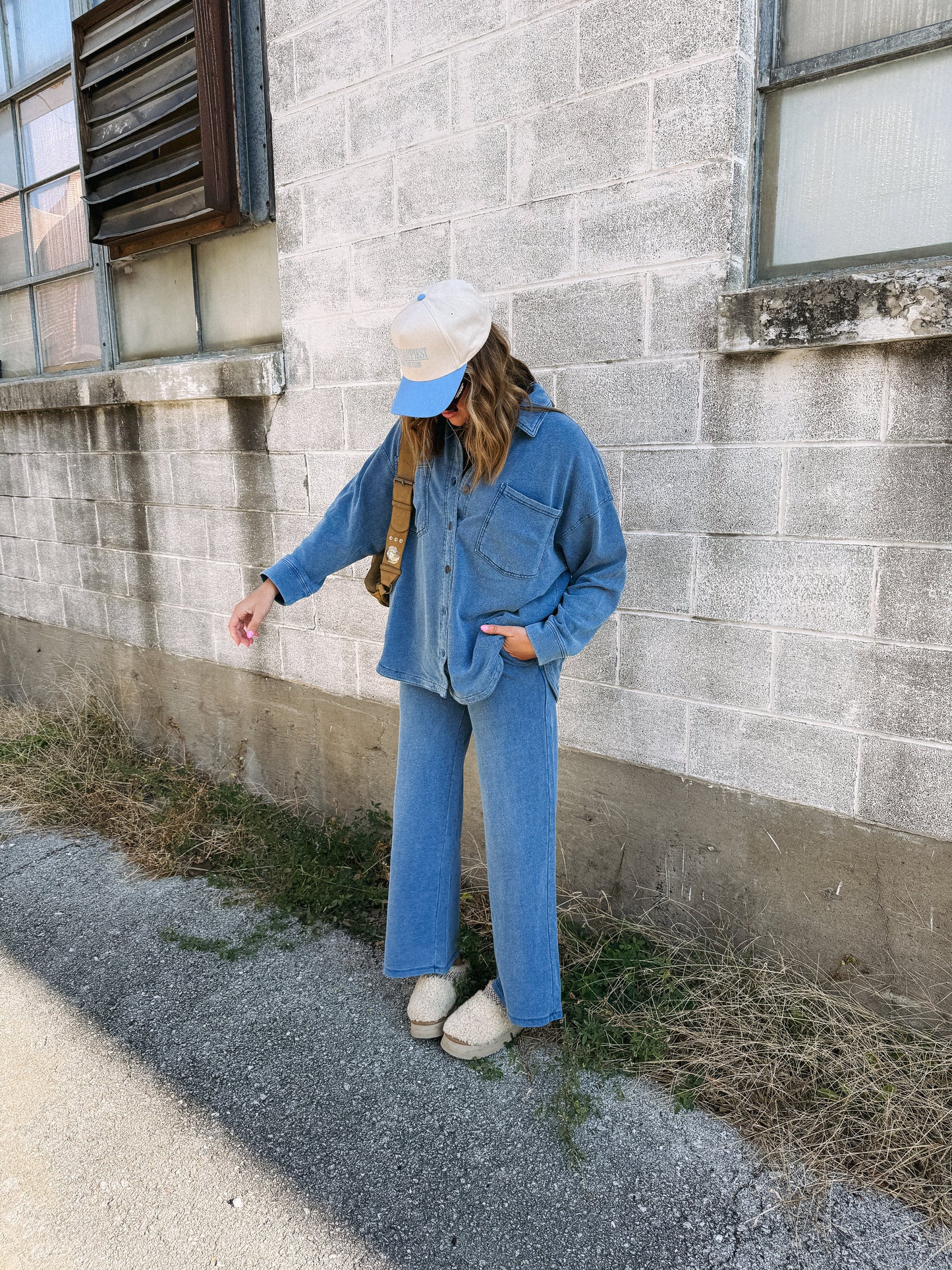 All Day Knit Denim Jacket - Vintage Indigo