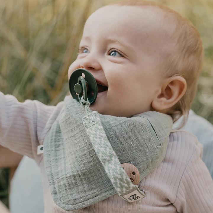 Muslin Bandana Bib - Sage