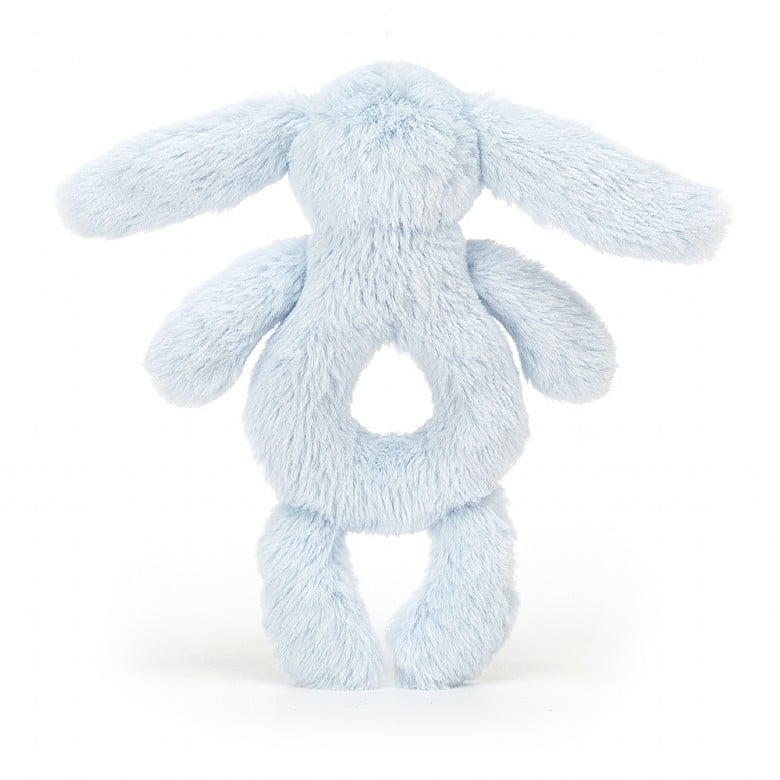 Bashful Bunny Rattle - Blue
