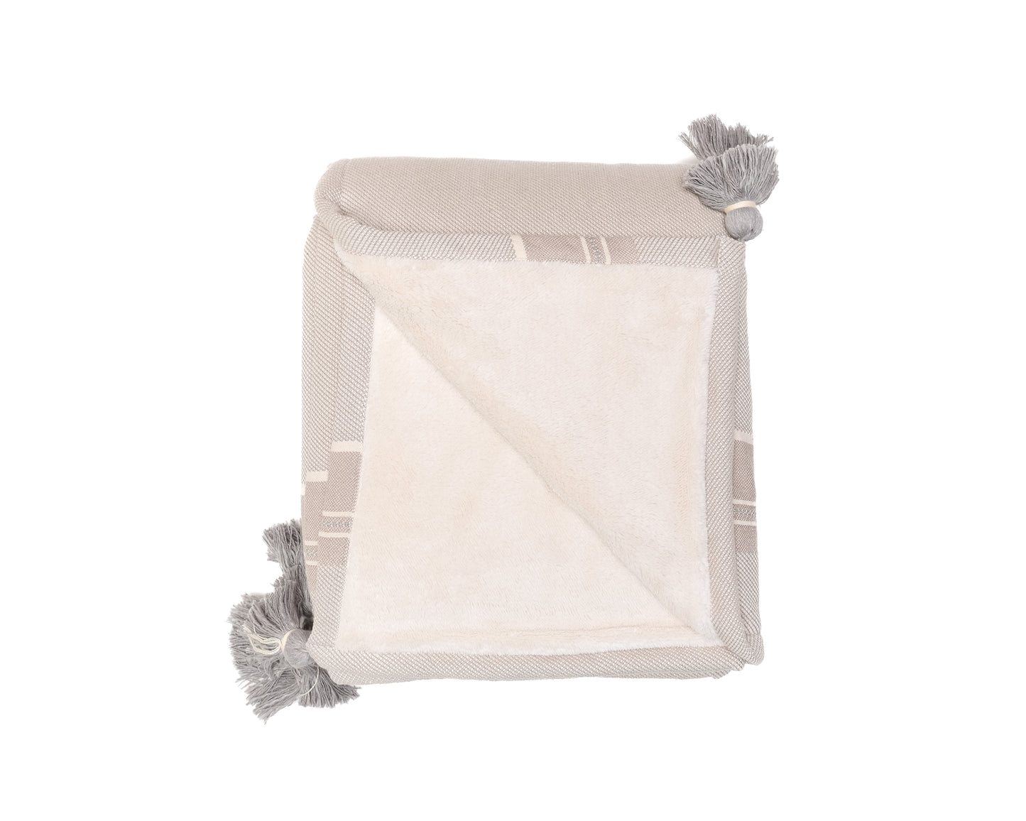 The Brynn Throw - Stone Grey
