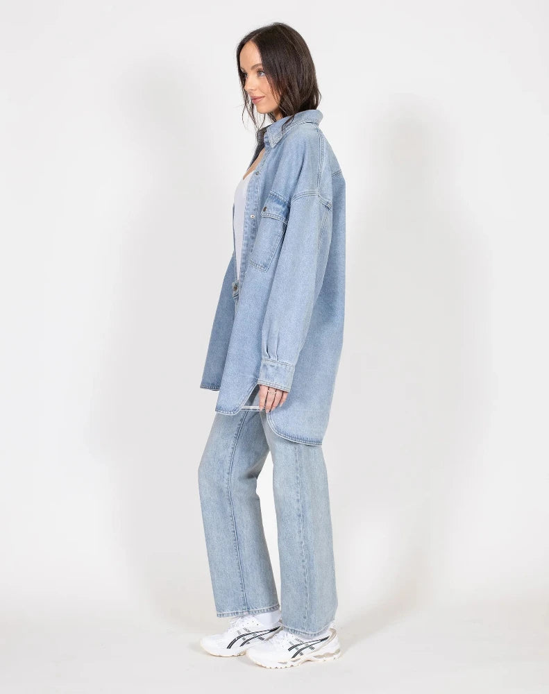 Shania Denim Jacket - Light Blue Wash