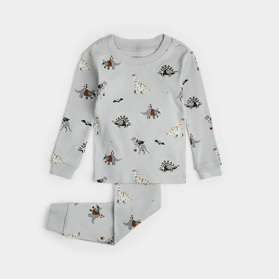 Two Piece Pajama Set - Dinoscaries (glow)