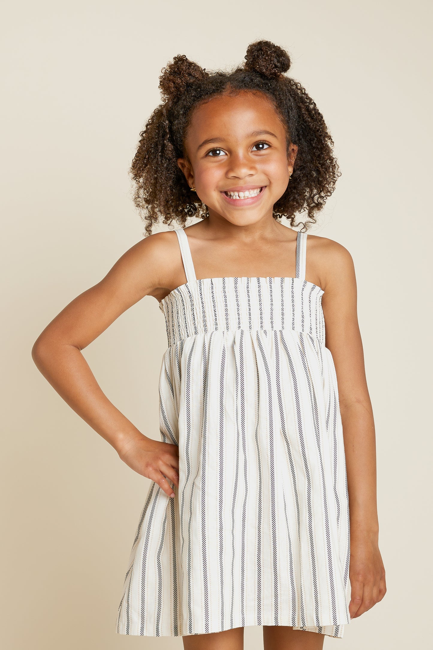 Linen Dress - Stripes