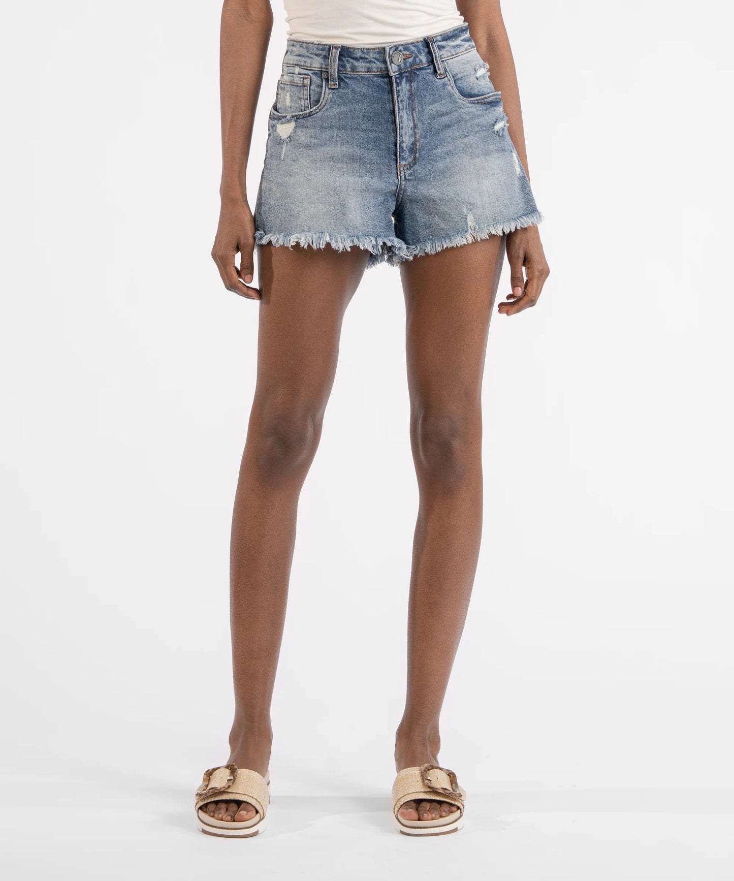 Jane High Rise Jean Short - Instruction Wash