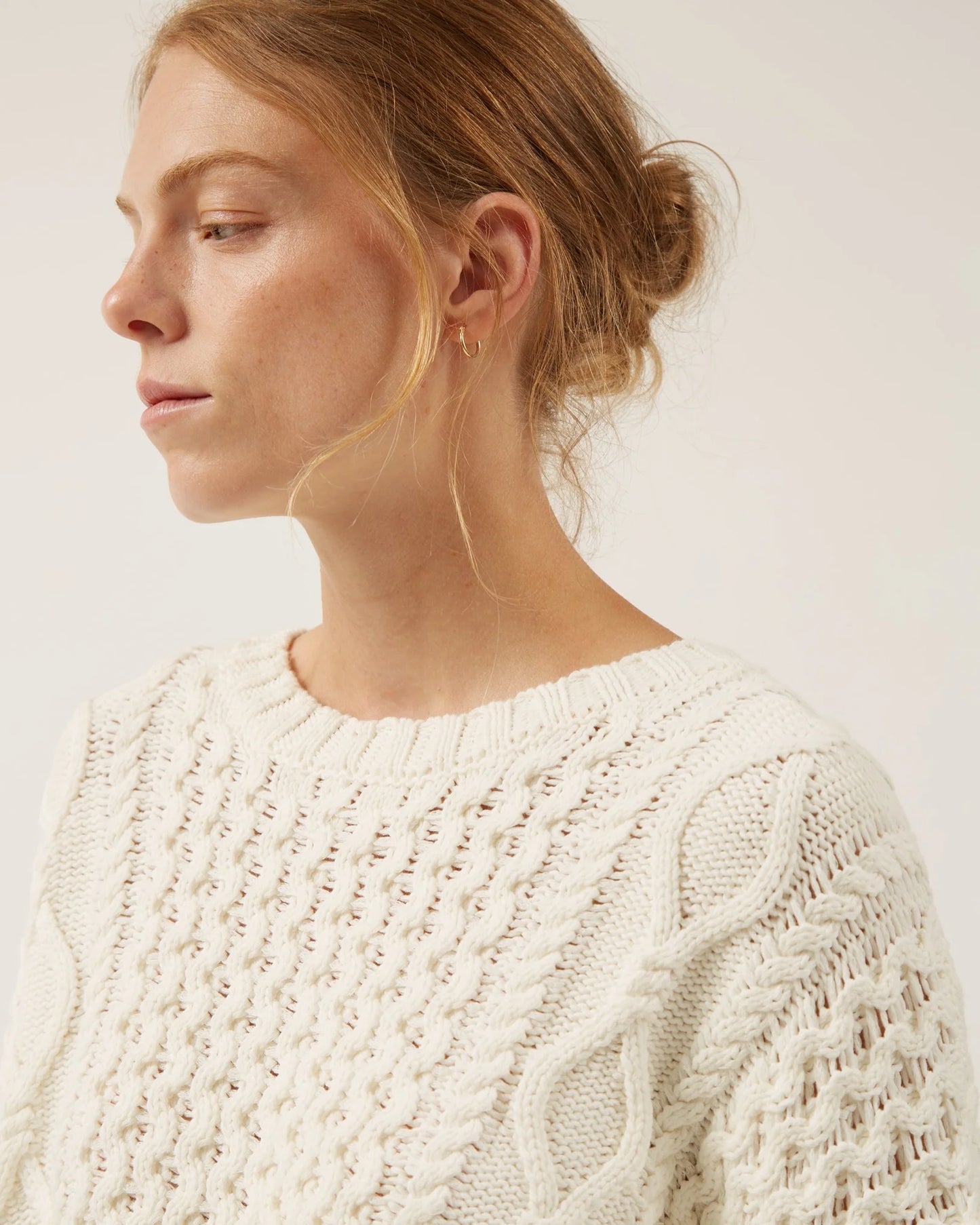 Clover Sweater - White