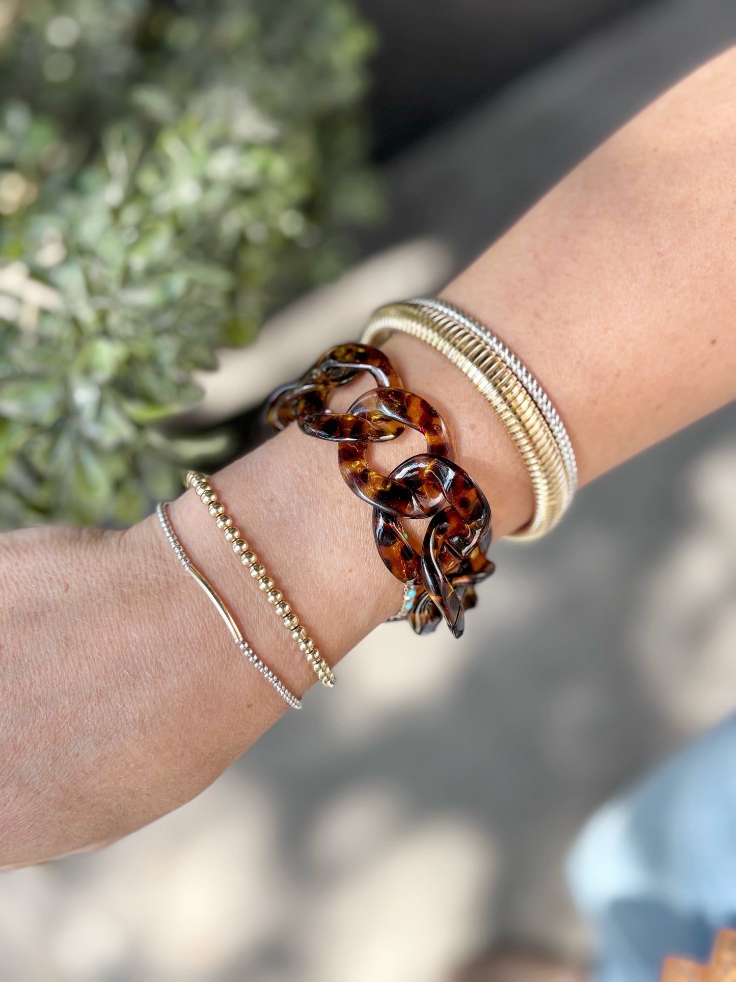Chain Bracelet - Tortoise