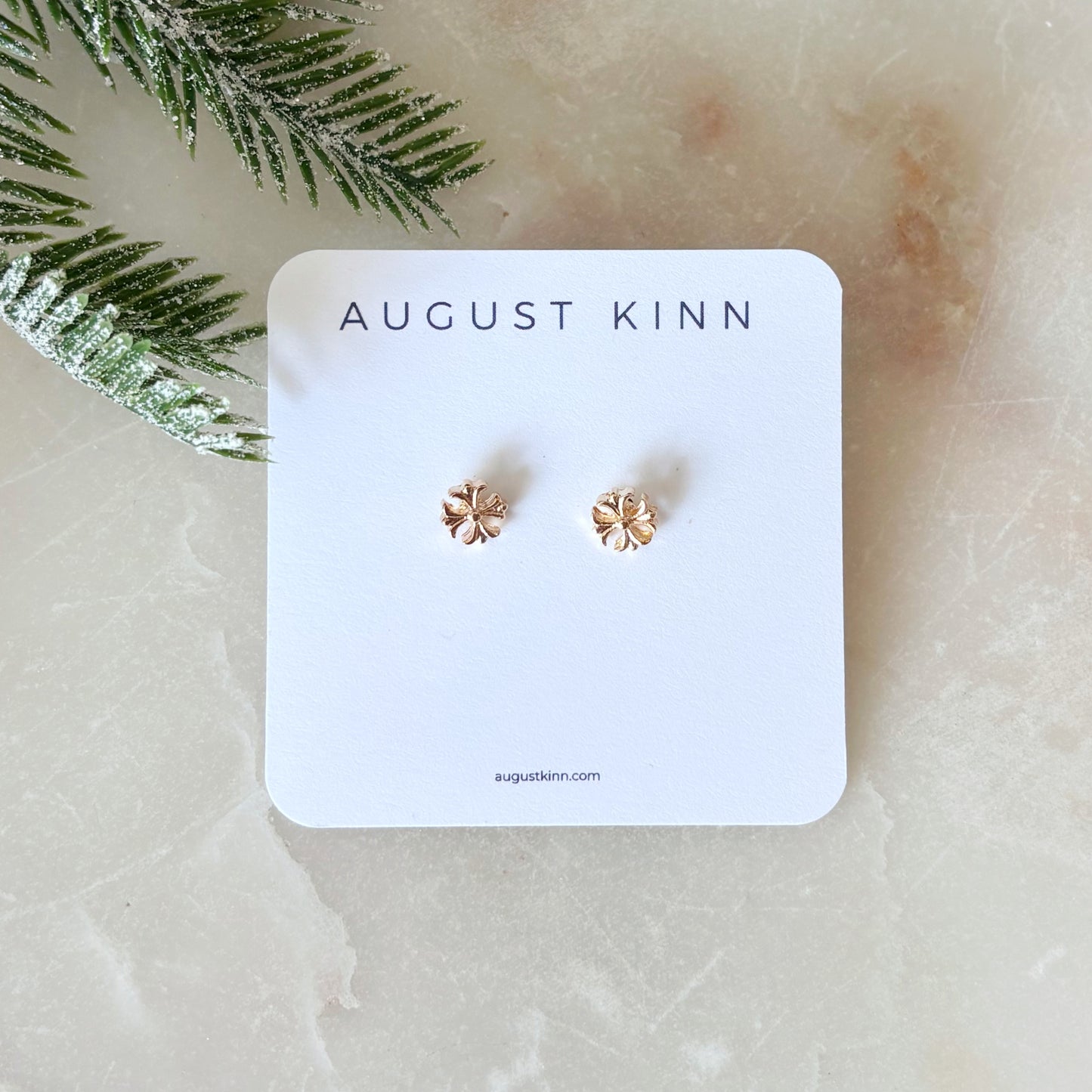 Stud Earrings - Snowflake