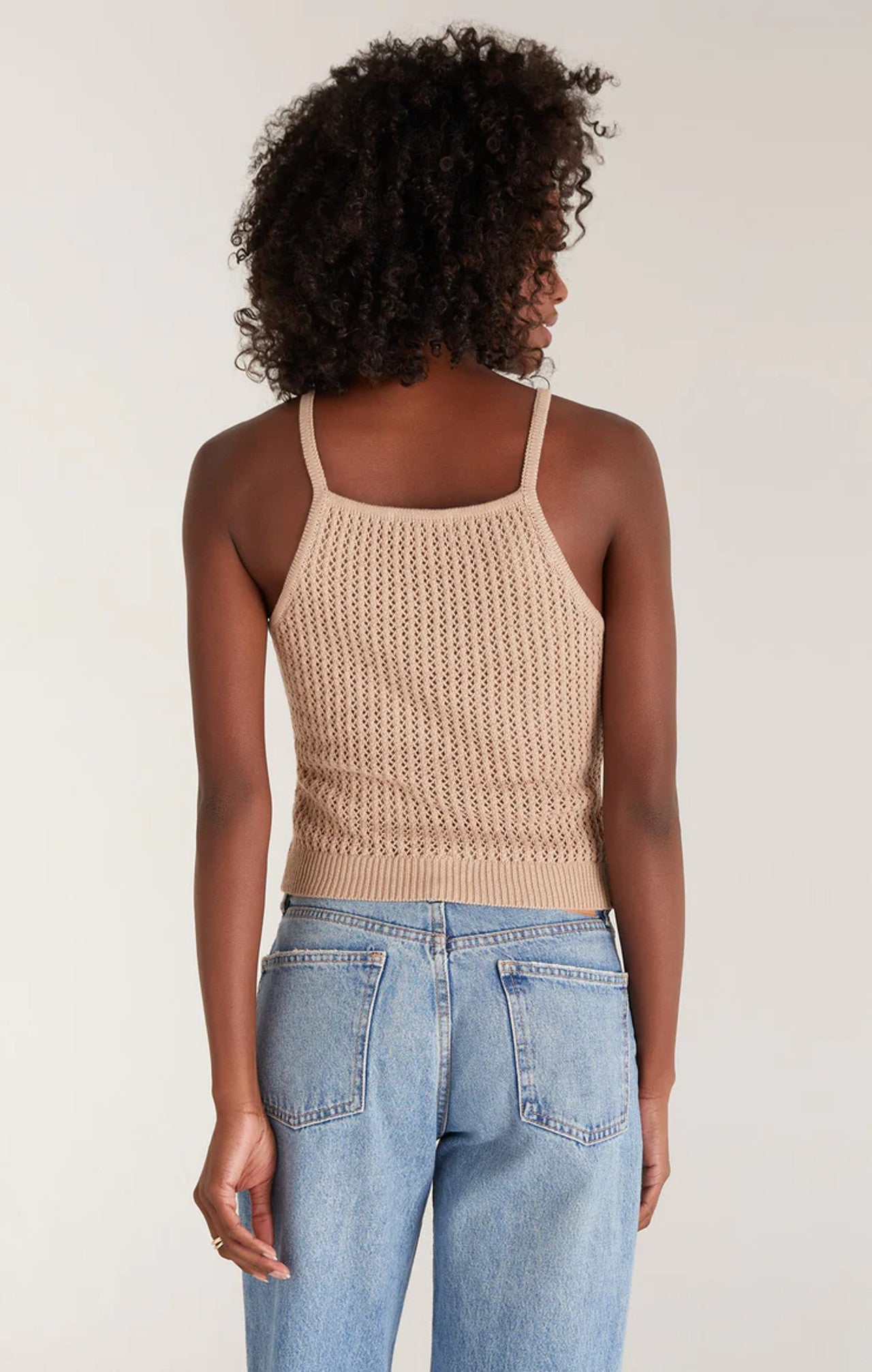 Diana Knit Tank - Light Dune