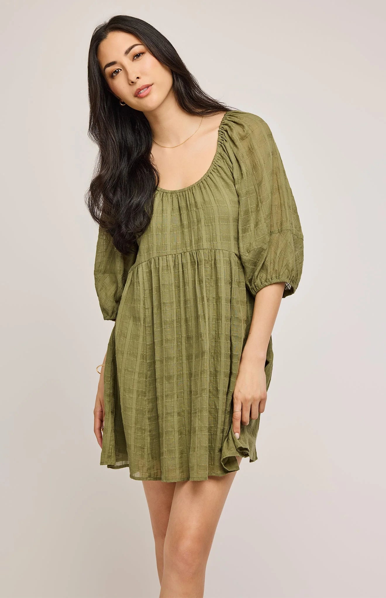 Tallulah Mini Dress - Matcha