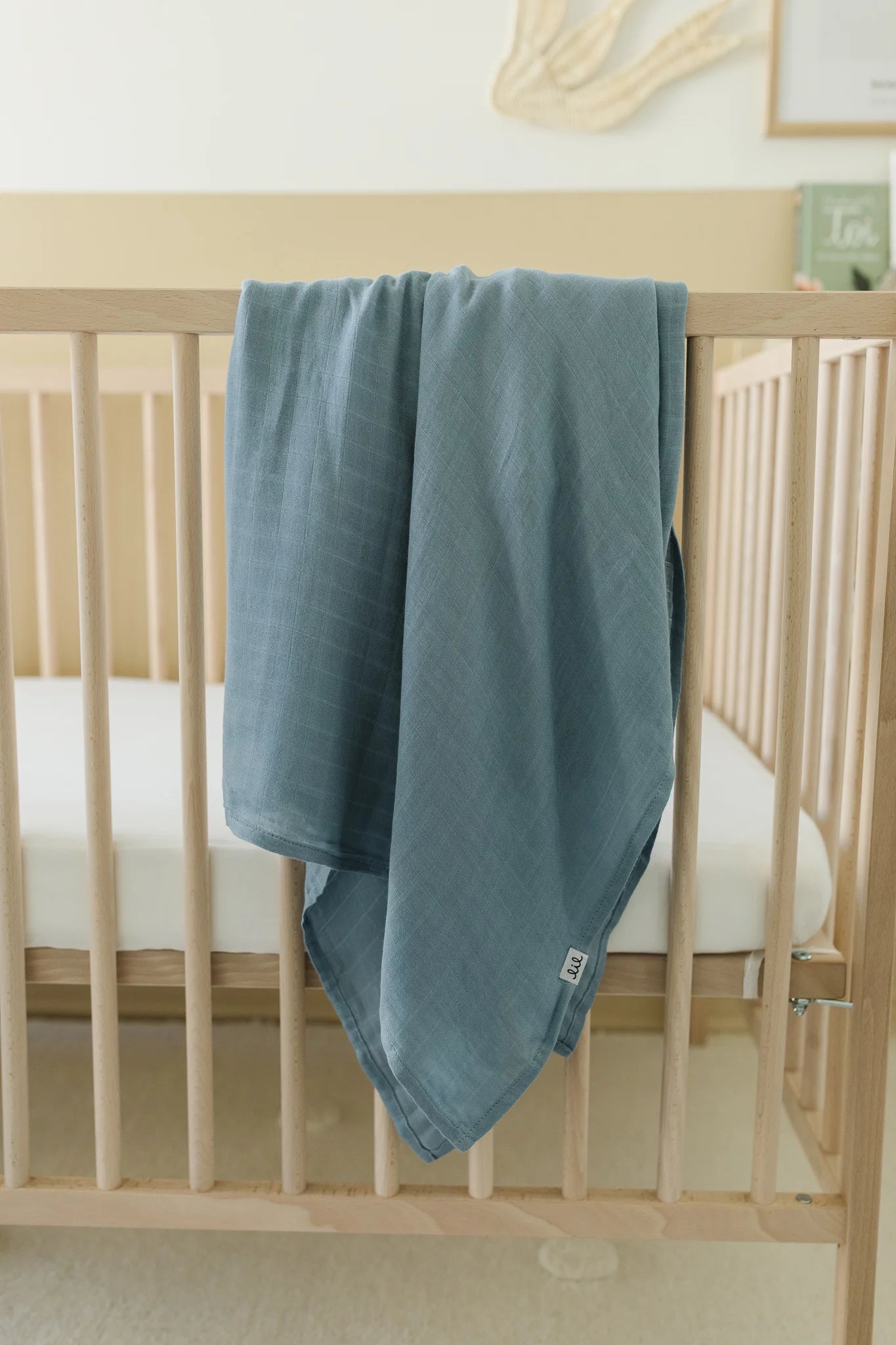 Muslin Swaddle - Dusty Blue
