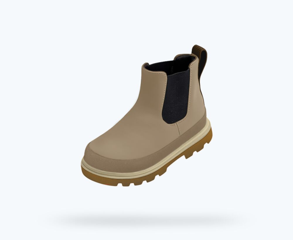 Kensington Pull On Boot - Flax Tan/Mash Brown/Bone White