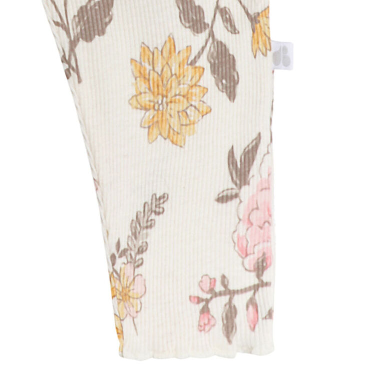 Ribbed Pants - Vintage Floral
