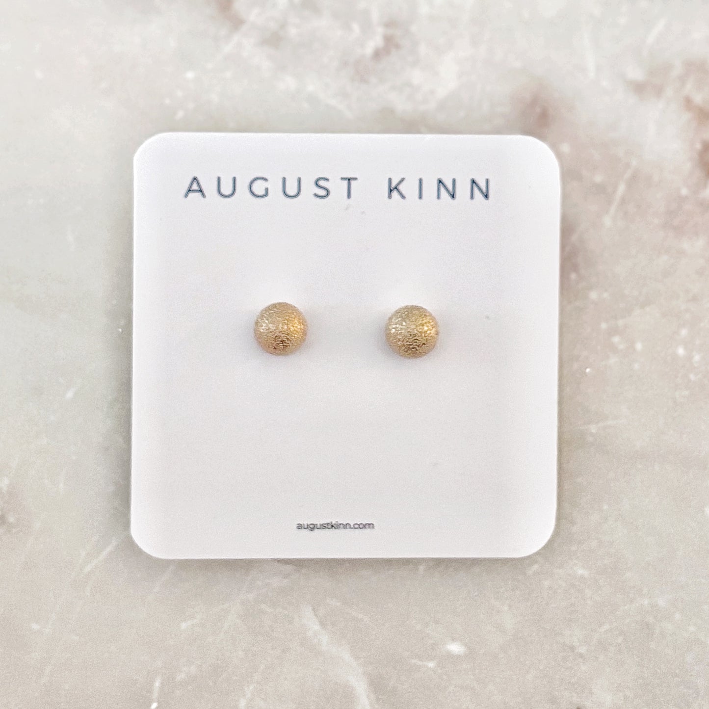 Stud Earrings - Shimmer Ball