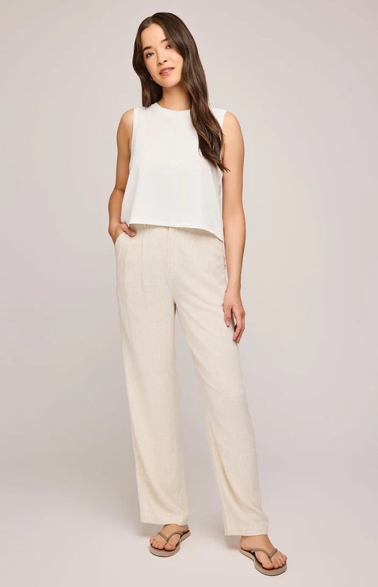 Elliot Linen Pant - Linen