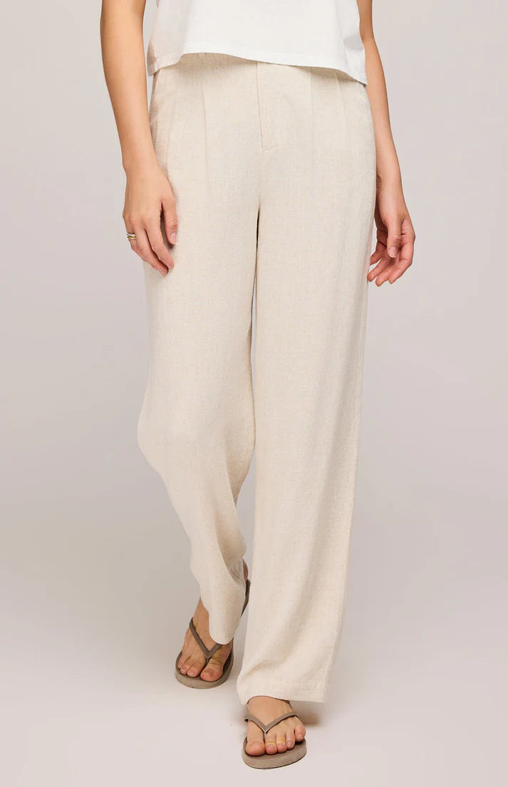 Elliot Linen Pant - Linen