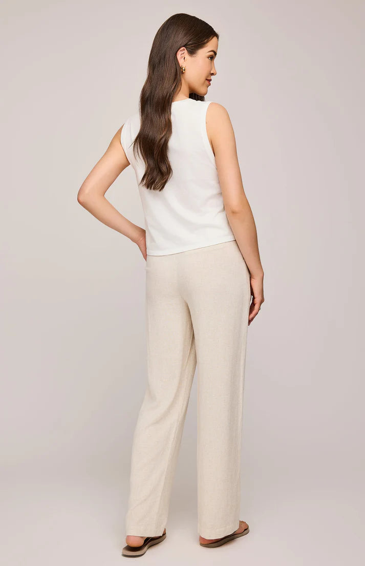 Elliot Linen Pant - Linen