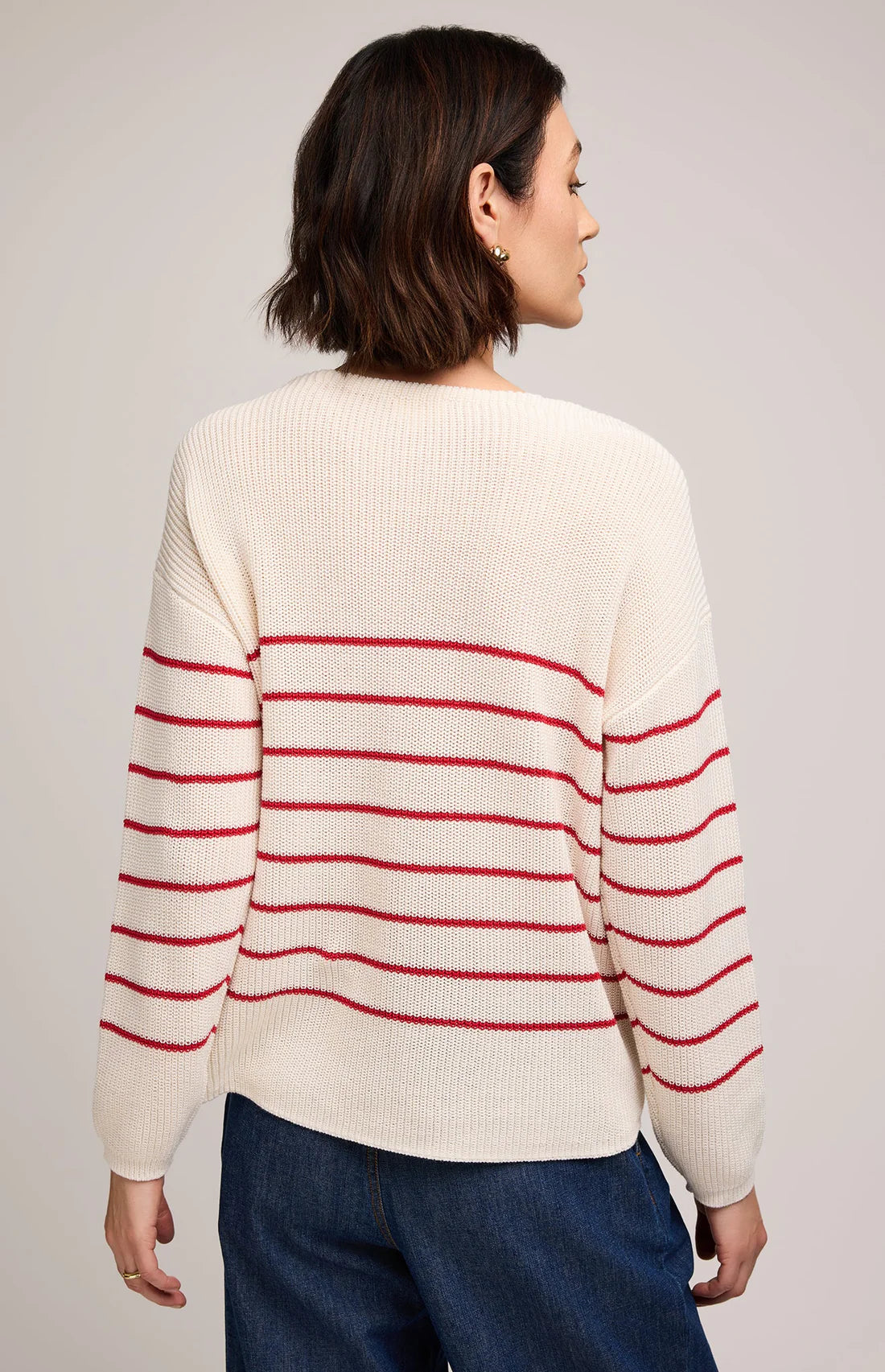 Tucker Sweater - Red Stripe