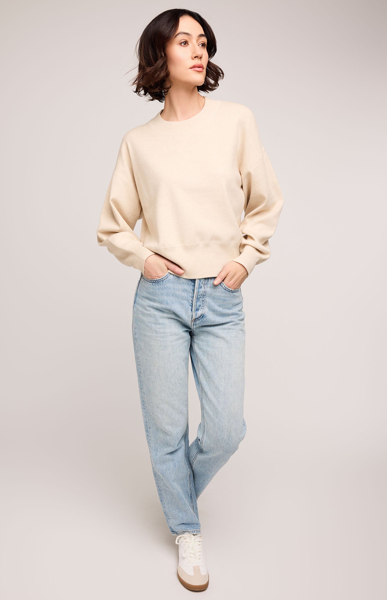 Alfie Sweater - Heather Oat