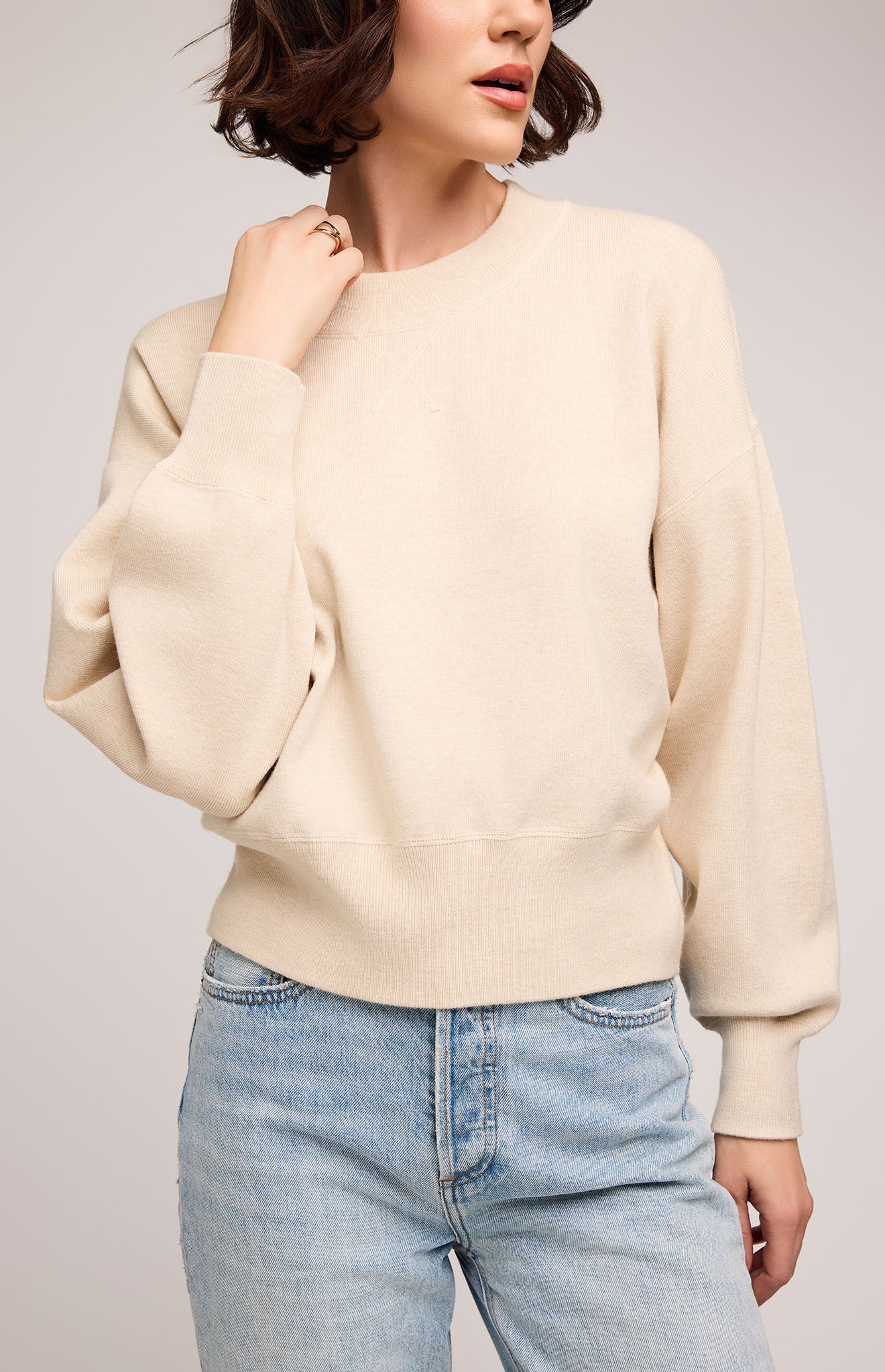 Alfie Sweater - Heather Oat