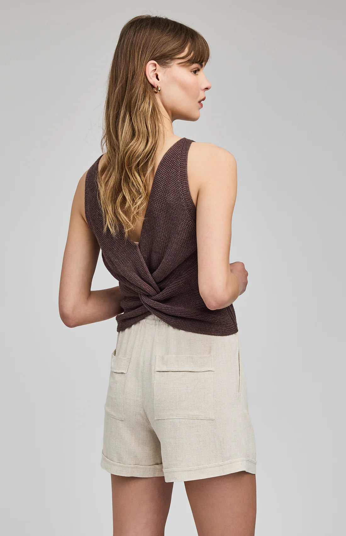 Juno Shorts - Linen Beige