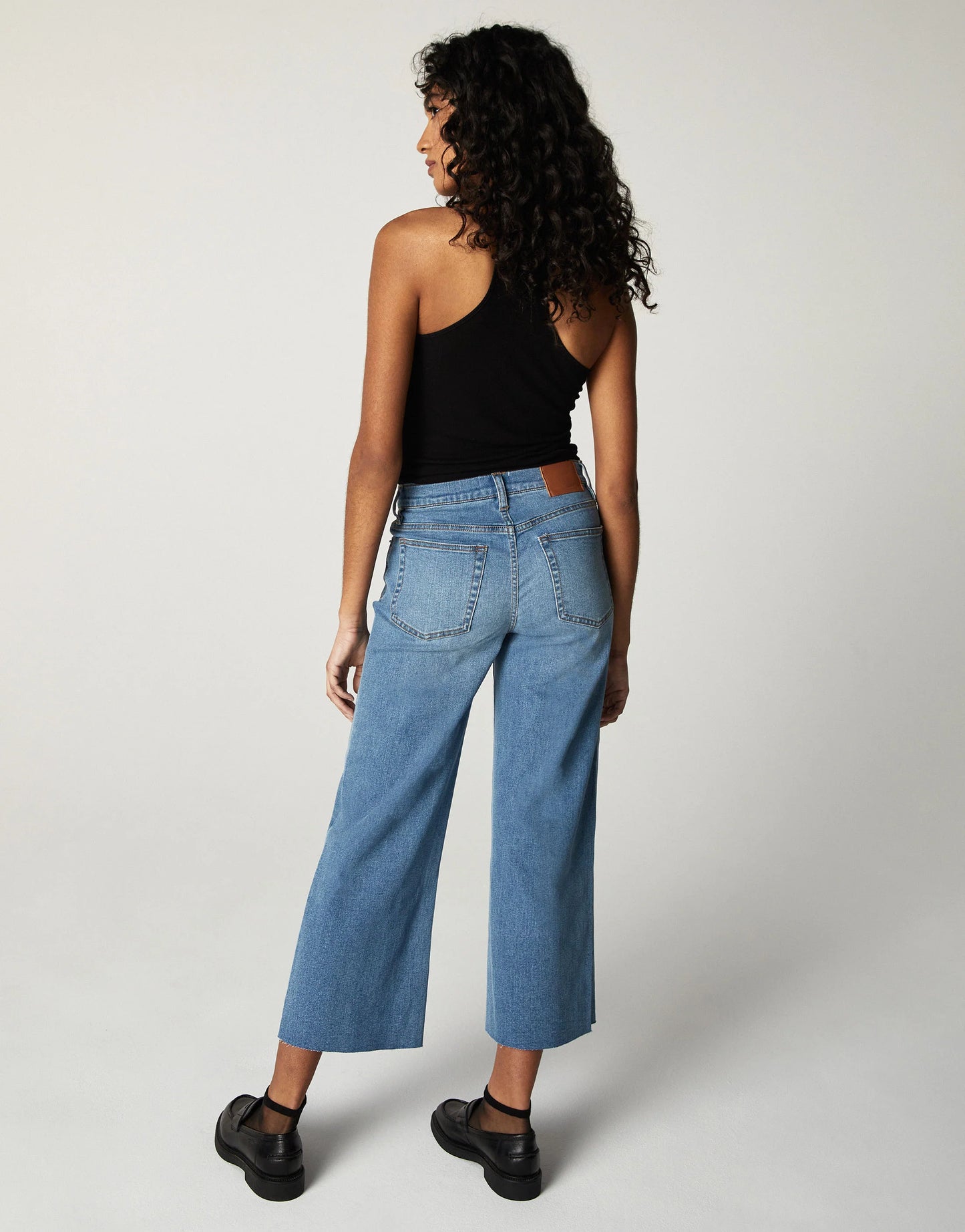 Greta Mid Rise Wide Leg - Larchmont