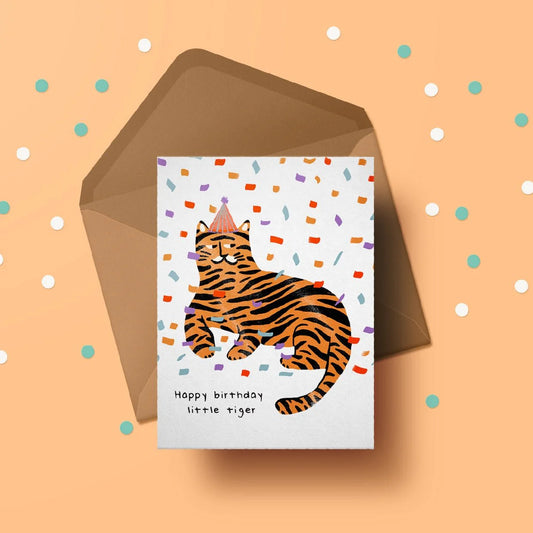 Happy Birthday Tiger Card