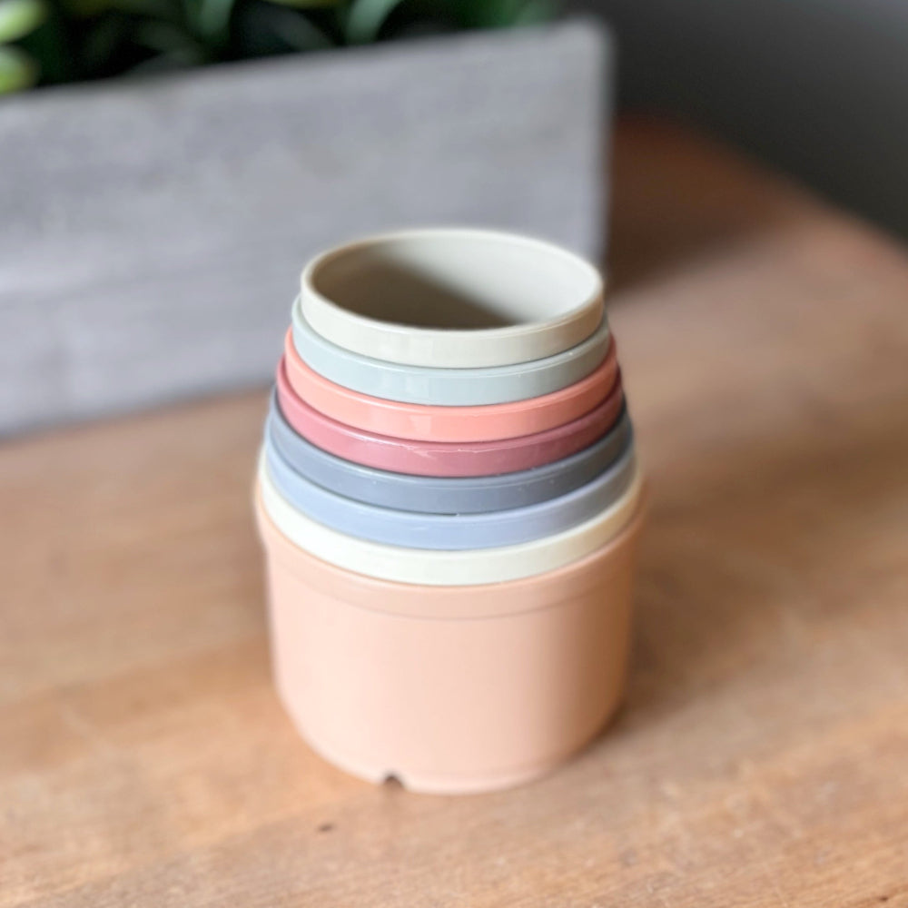 Stacking Toy Cups - Neutral