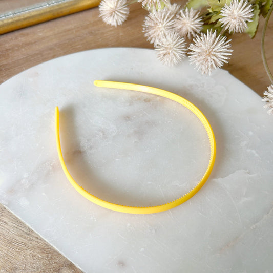Matte Headband - Sunset Yellow