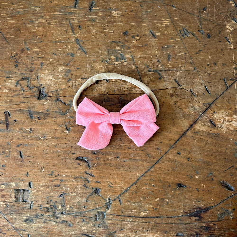 Baby Bow Headband - Pink