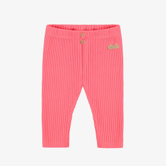 Rib Knit Legging - Bright Pink