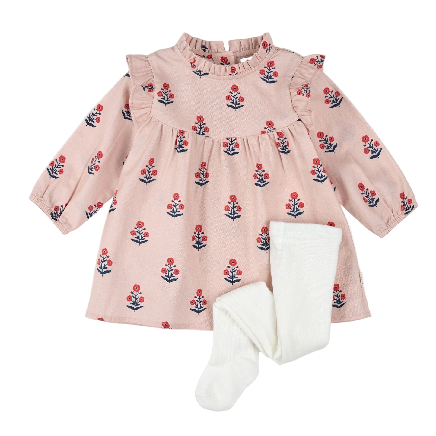 Twill Dress Set - Poppy