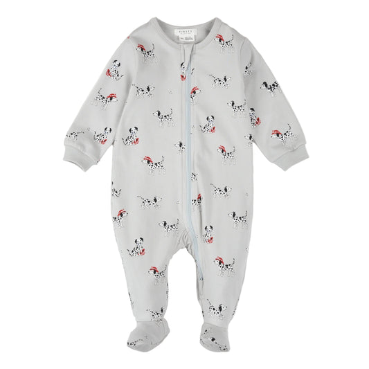 Footed Sleeper - Firefighter Dalmatians