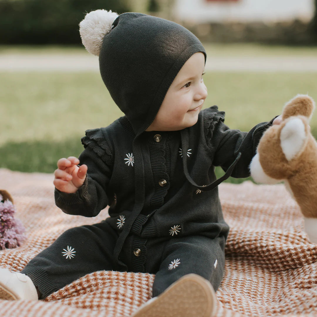 Knit Sweater Playsuit - Daisy