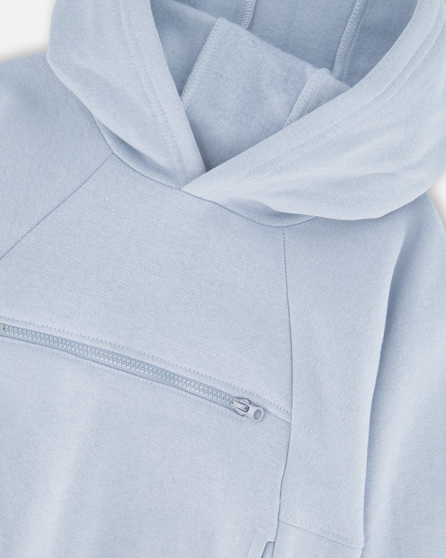 Hooded Sweatshirt - Light Blue