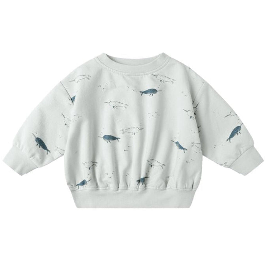 Relaxed Fleece Sweatshirt - Narwhals