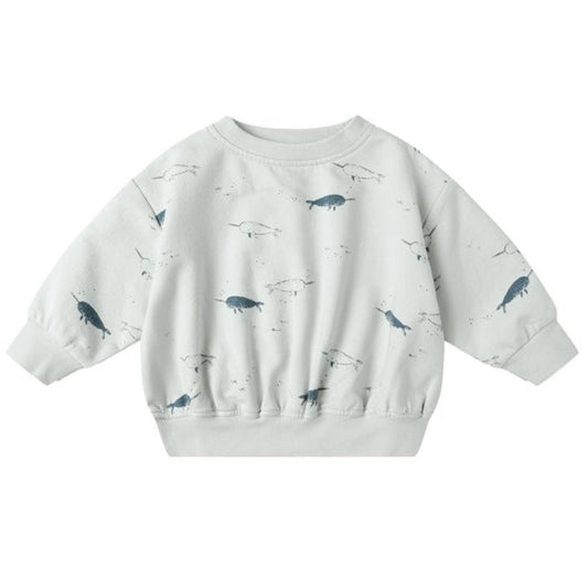 Relaxed Fleece Sweatshirt - Narwhals
