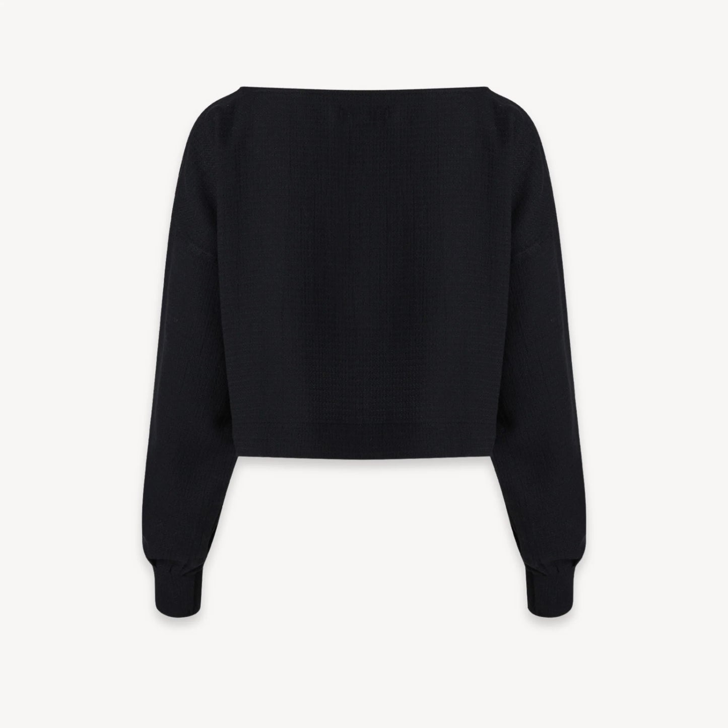 Crop Blouse - Black (O/S)