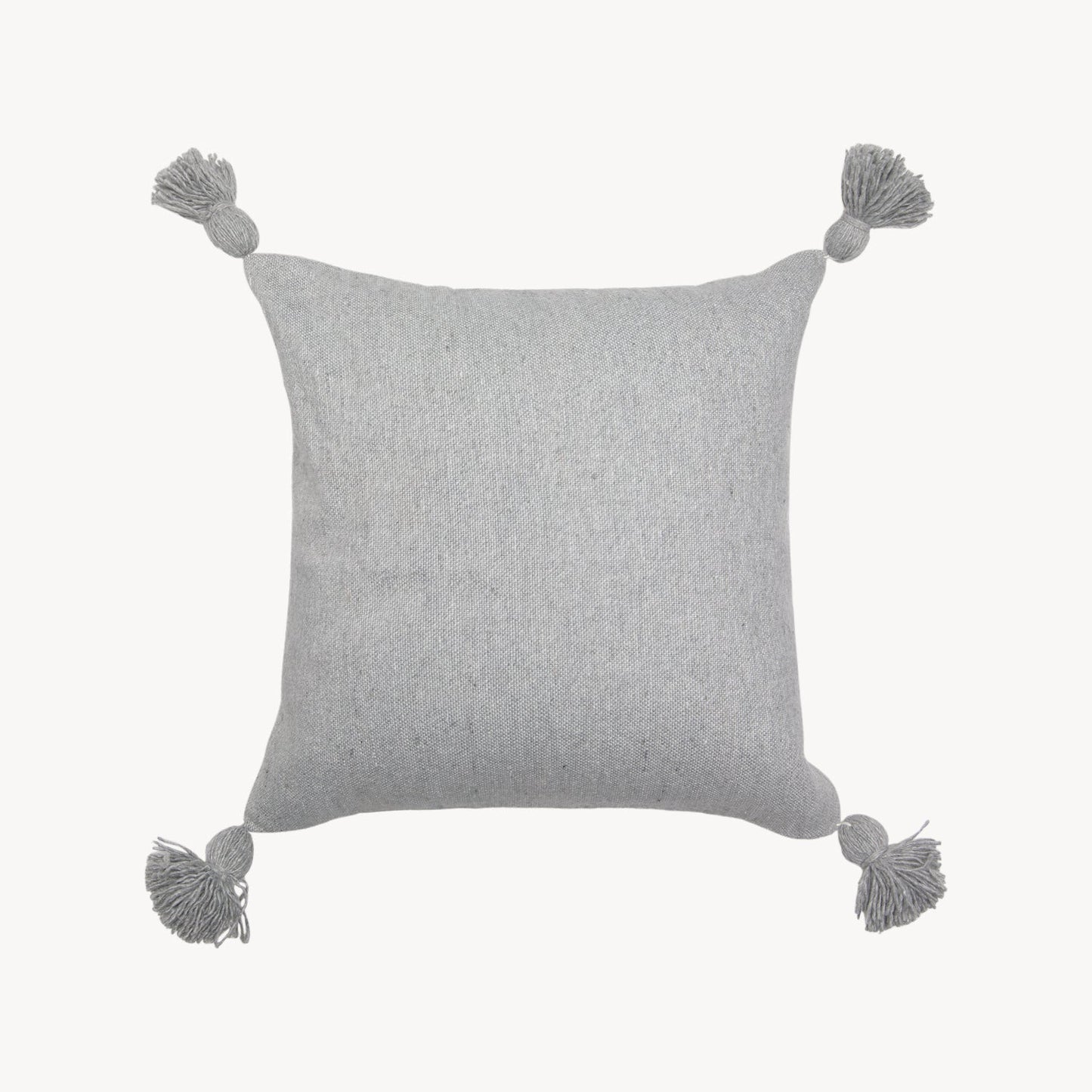 Moroccan Pillow - Light Grey
