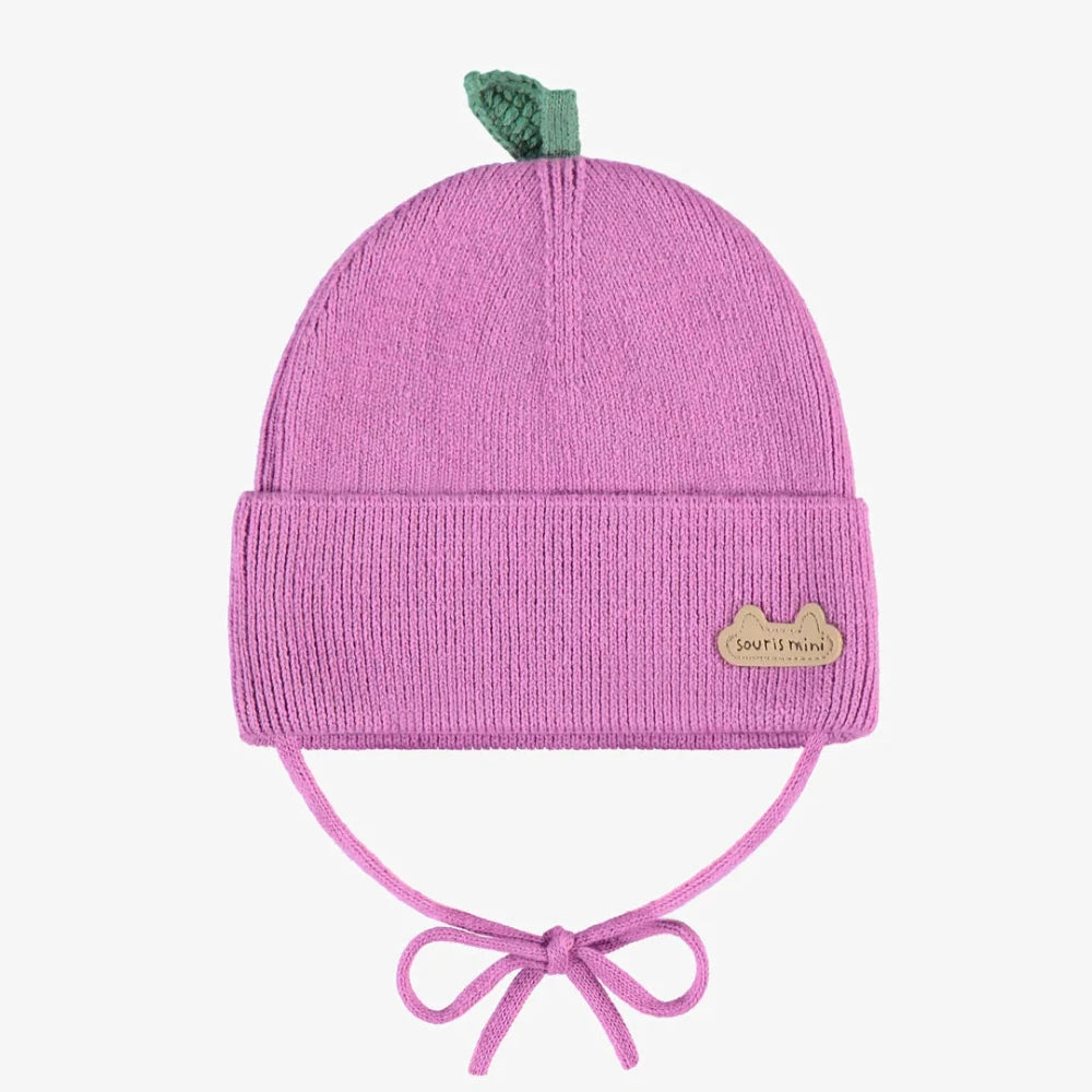 Knit Hat - Plum