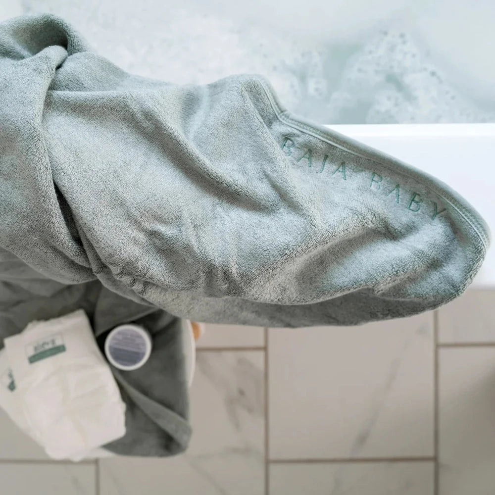 Hooded Towel - Sage