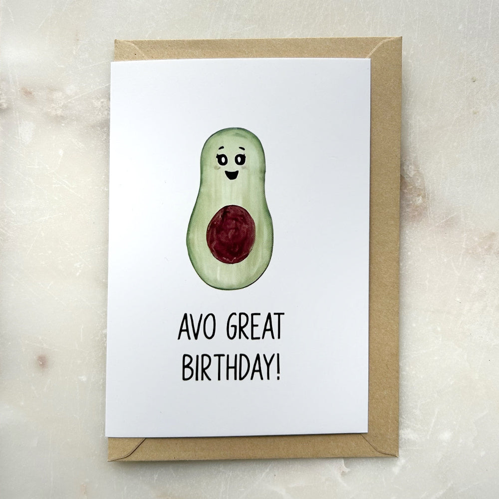 Card - Birthday Avocado