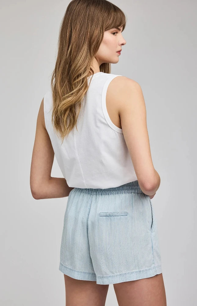 Tessa Shorts - Blue Stripe
