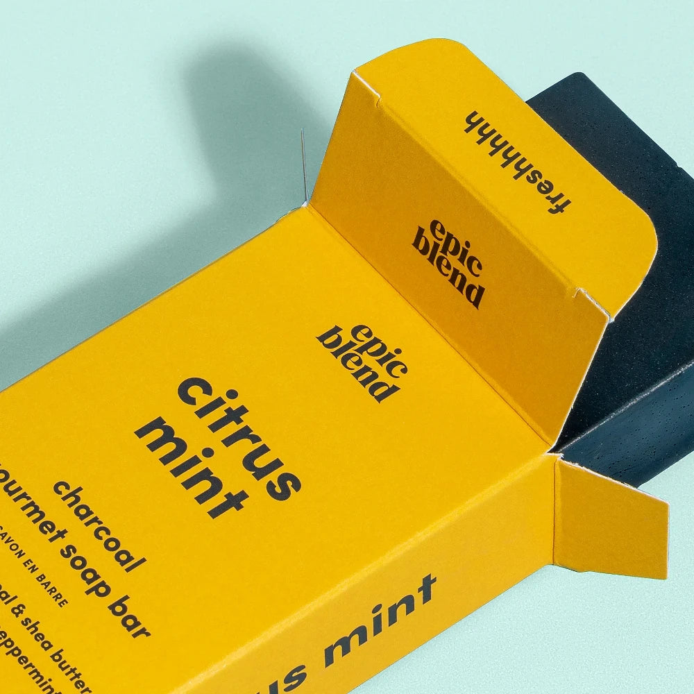 Bar Soap - Citrus Mint Charcoal