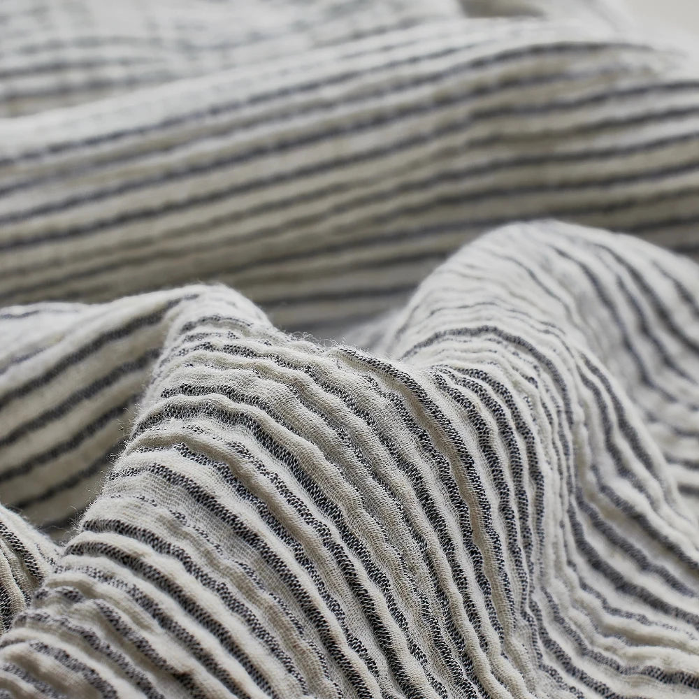 Crinkle Strappy Top - Stripe (O/S)