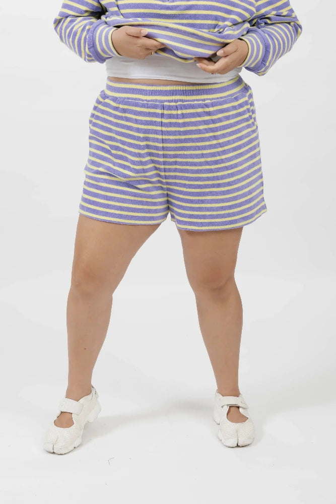 Kaitlyn Terry Shorts - Lilac/Sunshine